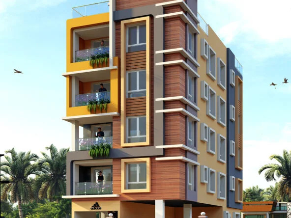  2,3 bhk flat for rent in new town action area 1